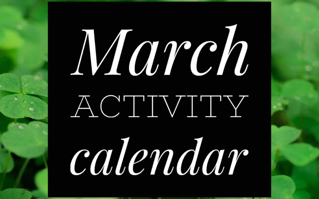 March 2022 Program Calendar